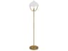 Mavisten Edition Copernica Lacquered Burnished Brass Floor Lamp