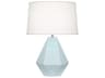 Delta Table Lamp in Baby Blue