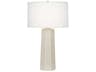 Mason Table Lamp Bone Glazed Ceramic