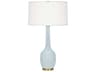 Delilah Table Lamp in Baby Blue Glazed Ceramic