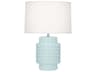 Dolly Accent Table Lamp Baby Blue Ceramic