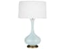 Pike Baby Blue Glazed Buffet Lamp