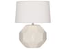 Franklin Bone Glazed White Table Lamp