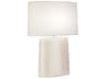 Victor Table Lamp in Bone Glazed Ceramic