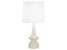 Jasmine Table Lamp in Bone Glazed Ceramic