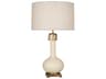 Athena Table Lamp Bone Glazed Ceramic