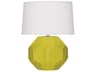 Franklin Citron Glazed Yellow Table Lamp