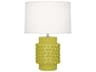 Dolly Citron Glazed Textured Yellow Table Lamp