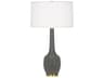 Delilah Ash Glazed Gray Buffet Lamp