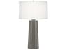 Mason Table Lamp Ash Glazed Ceramic