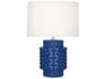 Dolly Cobalt Glazed Textured Blue Table Lamp