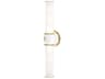 Kane 2-Light Daisy White Wall Sconce