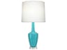 Emma Egg Blue Glazed Buffet Lamp