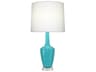 Emma Egg Blue Glazed Buffet Lamp