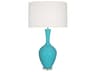Audrey Egg Blue Glazed Buffet Lamp