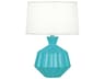 Orion Egg Blue Glazed Table Lamp
