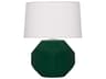 Franklin Jungle Glazed Green Table Lamp