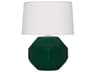 Franklin Jungle Glazed Green Table Lamp