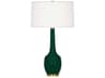 Delilah Jungle Glazed Green Buffet Lamp