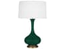 Pike Jungle Glazed Green Buffet Lamp