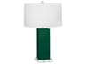 Harvey Jungle Glazed Green Buffet Lamp