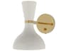 Clare 1-Light Lily White Wall Sconce