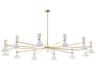 Clare 12-Light Lily White Chandelier