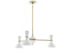 Clare 3-Light Lily White Chandelier