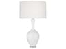 Audrey Table Lamp Ceramic and Lucite Contemporary Light