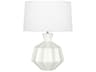 Orion Lily Glazed White Buffet Lamp
