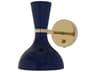 Clare 1-Light Midnight Blue Wall Sconce