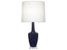 Emma Midnight Blue Glazed Buffet Lamp