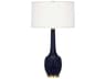 Delilah Midnight Blue Glazed Buffet Lamp