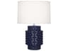 Dolly Accent Lamp Midnight Blue Textured Ceramic