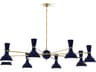 Clare 8-Light Midnight Blue Chandelier