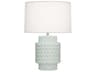 Dolly Matte Celadon Glazed Textured Green Table Lamp