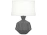 Orion Matte Ash Glazed Gray Table Lamp