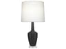 Emma Matte Ash Glazed Black Buffet Lamp