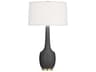 Delilah Matte Ash Glazed Gray Buffet Lamp