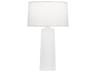 Mason Matte Daisy Glazed White Buffet Lamp