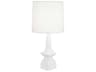 Jasmine Matte Lily Glazed White Buffet Lamp