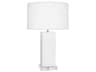 Harvey Matte Lily Glazed White Buffet Lamp