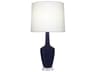 Emma Matte Midnight Blue Glazed Buffet Lamp