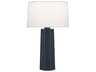 Mason Matte Midnight Blue Glazed Buffet Lamp