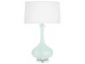 Pike Mint Glazed Lucite Green Buffet Lamp