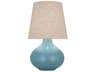 June Blue Buffet Lamp
