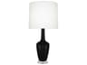 Emma Matte Obsidian Glazed Black Buffet Lamp
