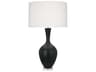 Audrey Matte Obsidian Glazed Black Buffet Lamp