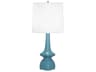 Jasmine Steel Blue Glazed Buffet Lamp
