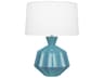 Orion Steel Blue Glazed Buffet Lamp